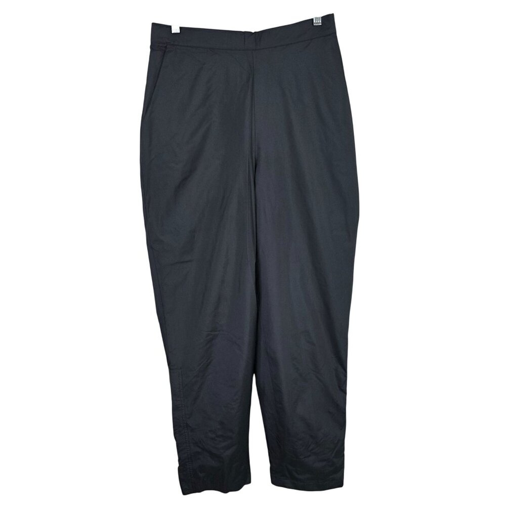 Womens FootJoy DryJoys Black Golf Rain Pants Hi Rise 100% Polyester Size M